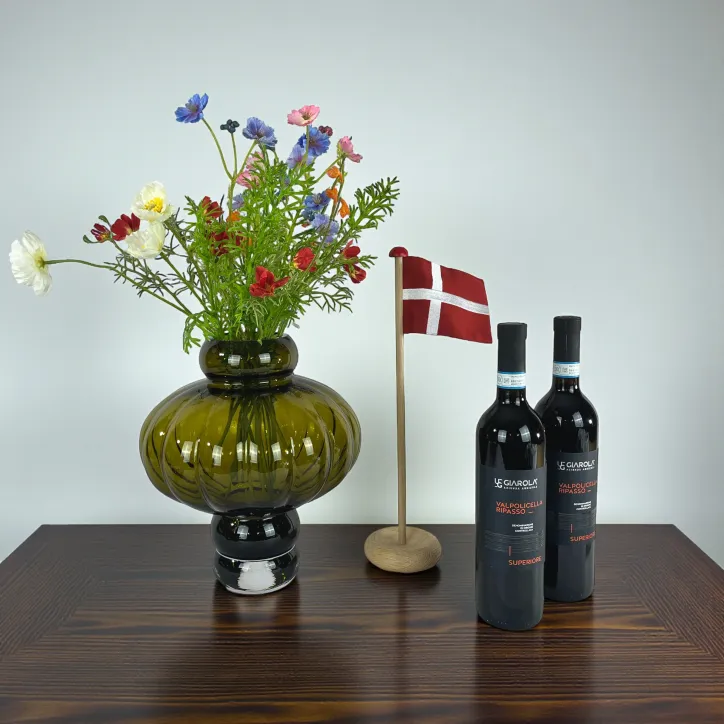 Louise Roe vase, Novoform Flag og Ripasso