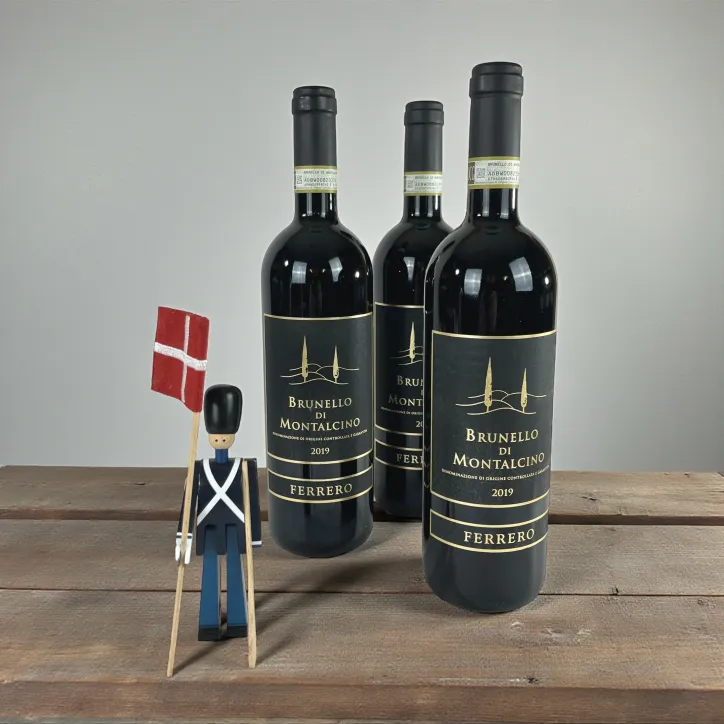 Kay Bojesen Mini garder og 3 stk. Tre Cipressi Brunello 