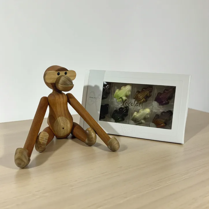 Kay Bojesen Abe og Xocolatl Frog Parade