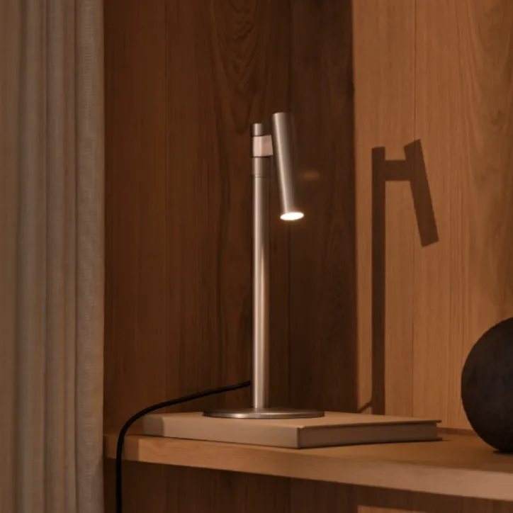 Nordlux Makoto bordlampe Satin Chrome - 1