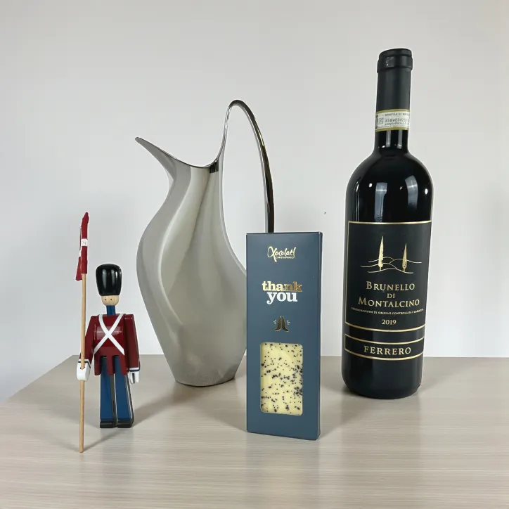 Koppel Kande 1,2 L, Fanebære, Brunello og Chokoladebar - 1