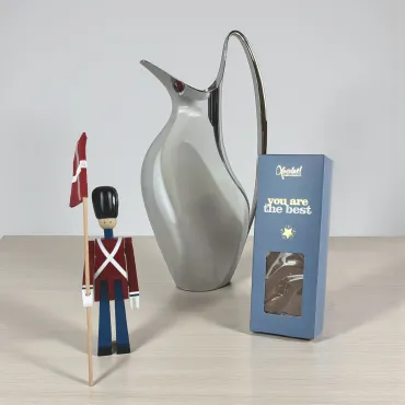 Koppel Kande 1,2 L, Kay Bojesen Fanebære, og Xocolatl Chokoladebar