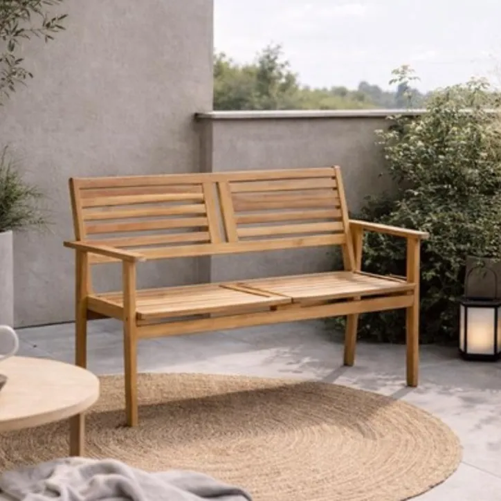 Noble Denmark Vennelyst bænk i akacietræ - 3