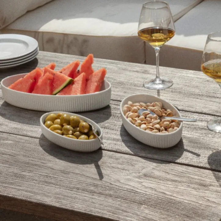 Eva Trio Legio Nova ovnfaste fade og ovale skåle