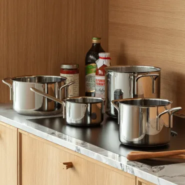 Eva Trio Stainless Steel grydesæt 4 dele