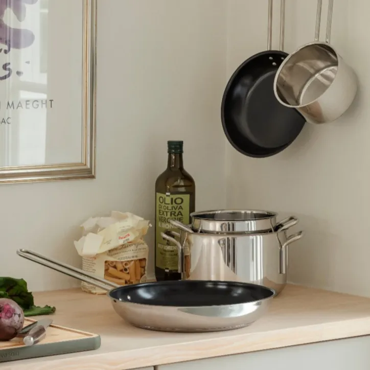 Eva Trio Stainless Steel gryde- og pandesæt 5 dele