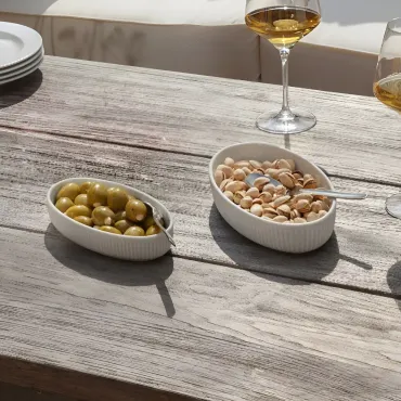 Eva Trio Legio Nova ovale skåle 18 og 22 cm