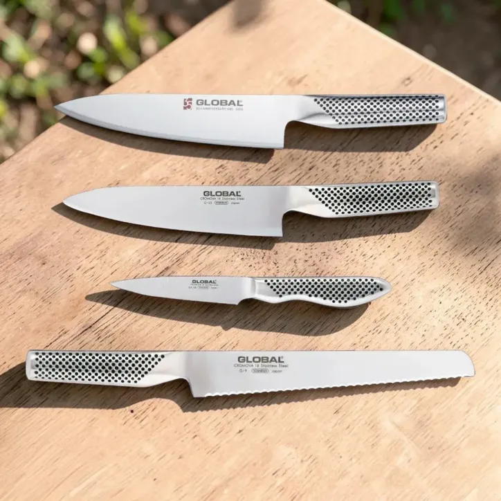 Global knivsæt á 4 dele