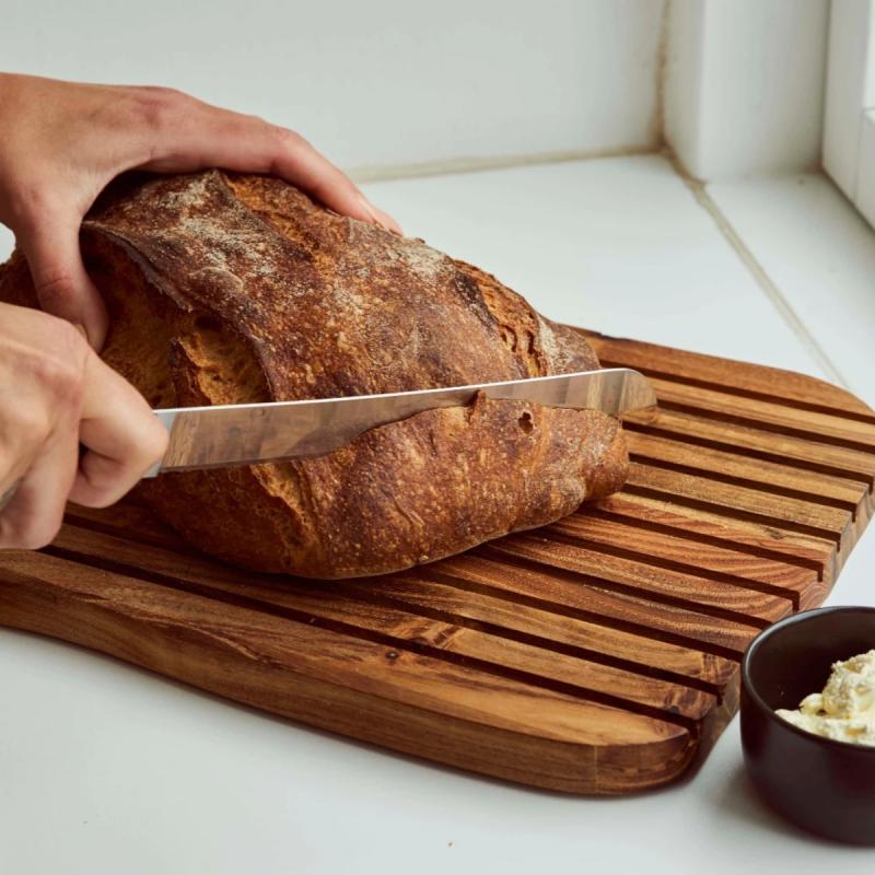 AIDA RAW Crafted kværnsæt og skærebræt i teak