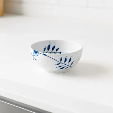 Royal Copenhagen Blå Mega Riflet skål 15 cm