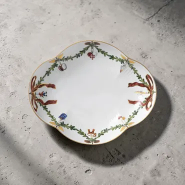 Royal Copenhagen Stjerne Riflet jul fad, 22 cm