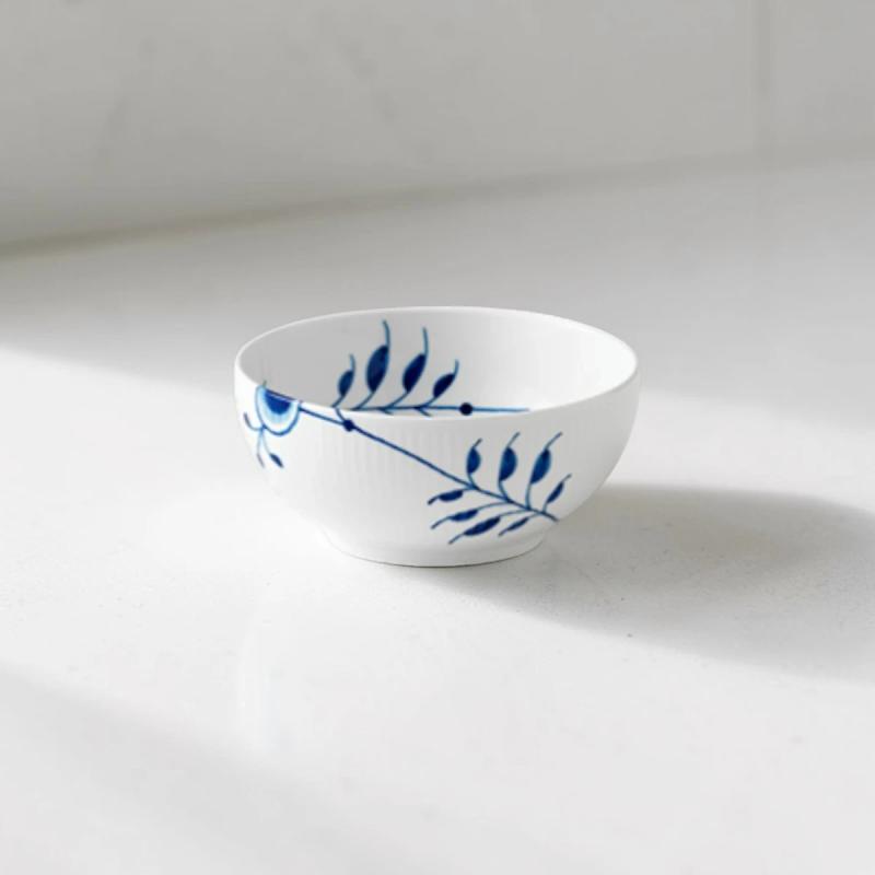 Royal Copenhagen Blå Mega Riflet skål 15 cm - 2
