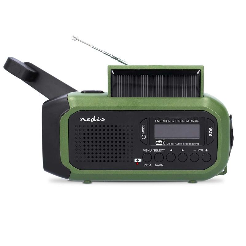 Nødradio, walkie-talkie-sæt og solcelle powerbank - 1