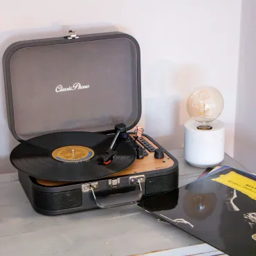 Lenco suitcase pladespiller med bluetooth