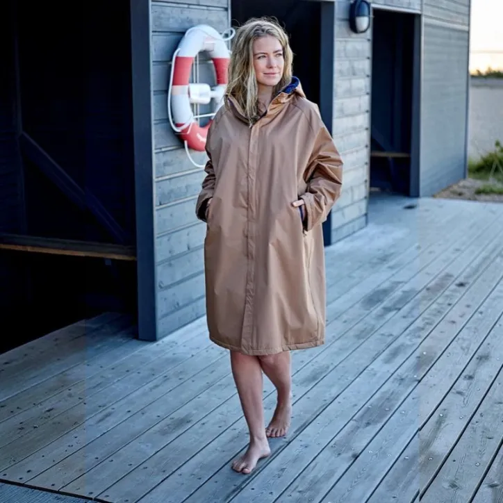 Södahl North vinterbadekåbe i Beige - 2