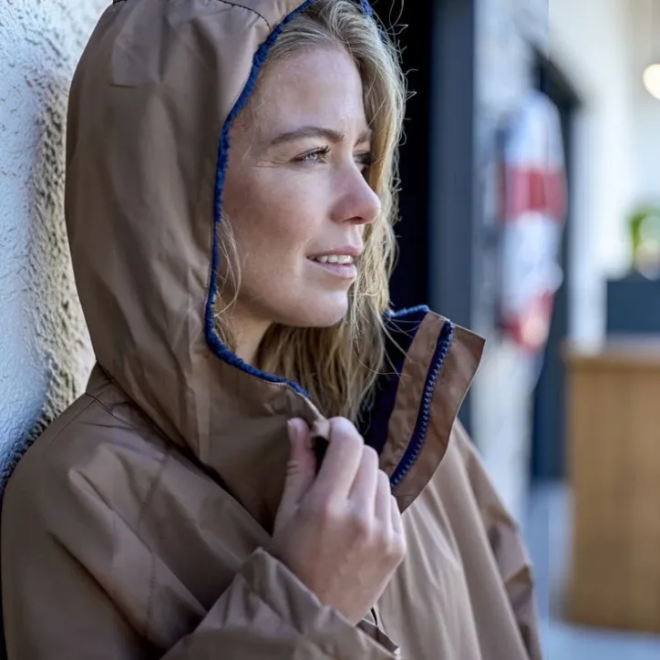 Södahl North vinterbadekåbe i Beige - 1