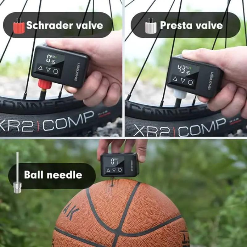 Shanren cykelcomputer, smart baglygte og luftpumpe - 7