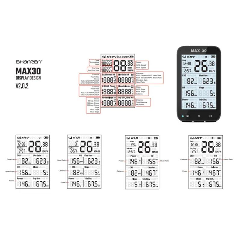 Shanren smart gps cykelcomputer - 3