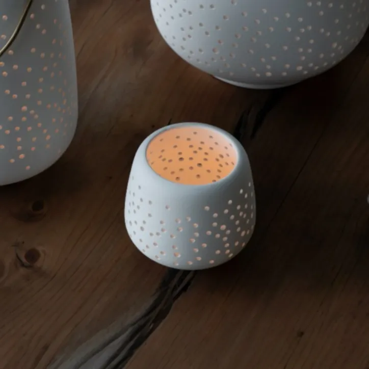 Uyuni keramik lanterner sæt small á 2 stk. - 2