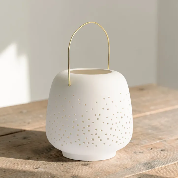 Uyuni keramik lanterner sæt – medium og large - 3