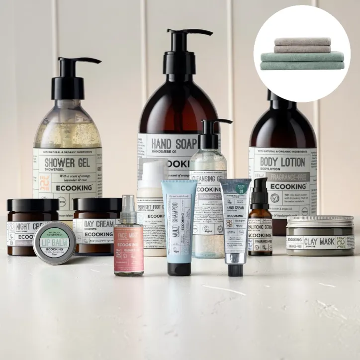 Ecooking luksus pakke med Georg Jensen Damask håndklæder