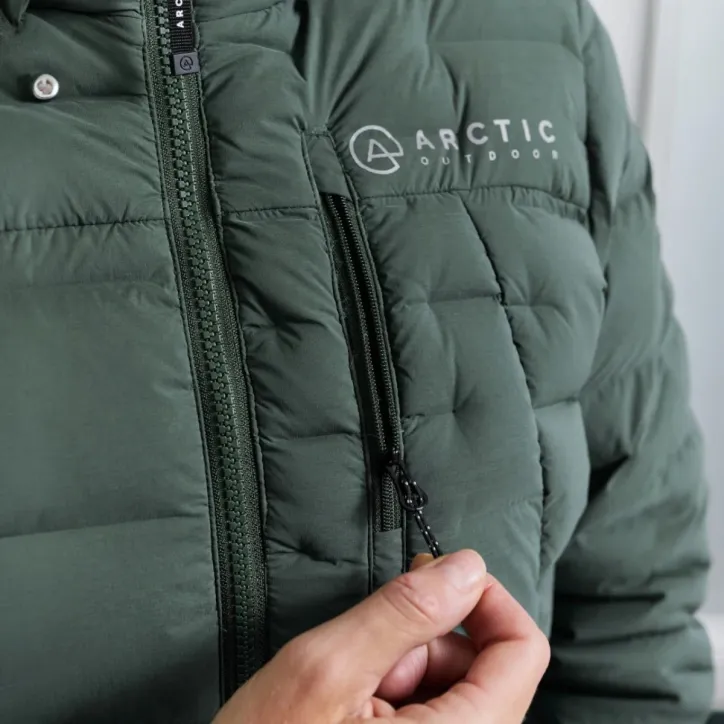 Arctic Vadehavet dunjakke 2.0 i Forest – kvinde - 3