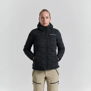 Arctic Vadehavet dunjakke 2.0 i Sort – kvinde