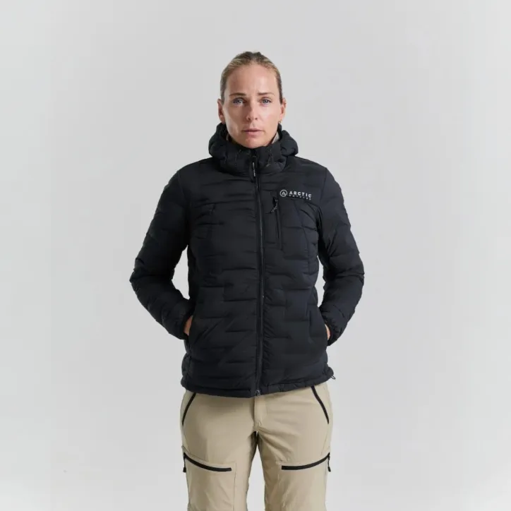 Arctic Vadehavet dunjakke 2.0 i Sort – kvinde
