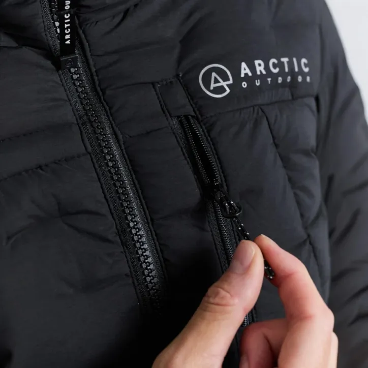 Arctic Vadehavet dunjakke 2.0 i Sort – kvinde - 2