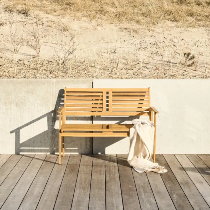 Noble Denmark Vennelyst bænk i akacietræ