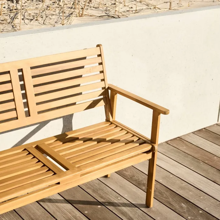 Noble Denmark Vennelyst bænk i akacietræ - 1