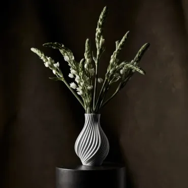 Lyngby Porcelæn Twist vase H18 cm