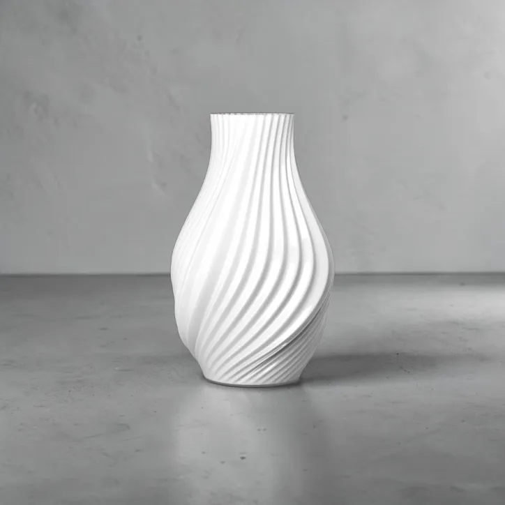 Lyngby Porcelæn Twist vase H18 cm - 1