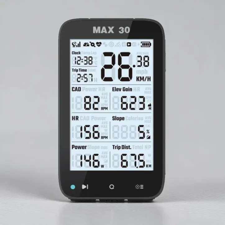 Shanren cykelcomputer, smart baglygte og luftpumpe - 1