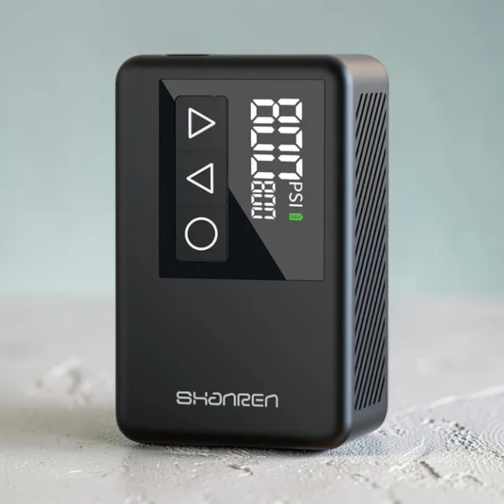 Shanren smart cykellygte og elektrisk luftpumpe