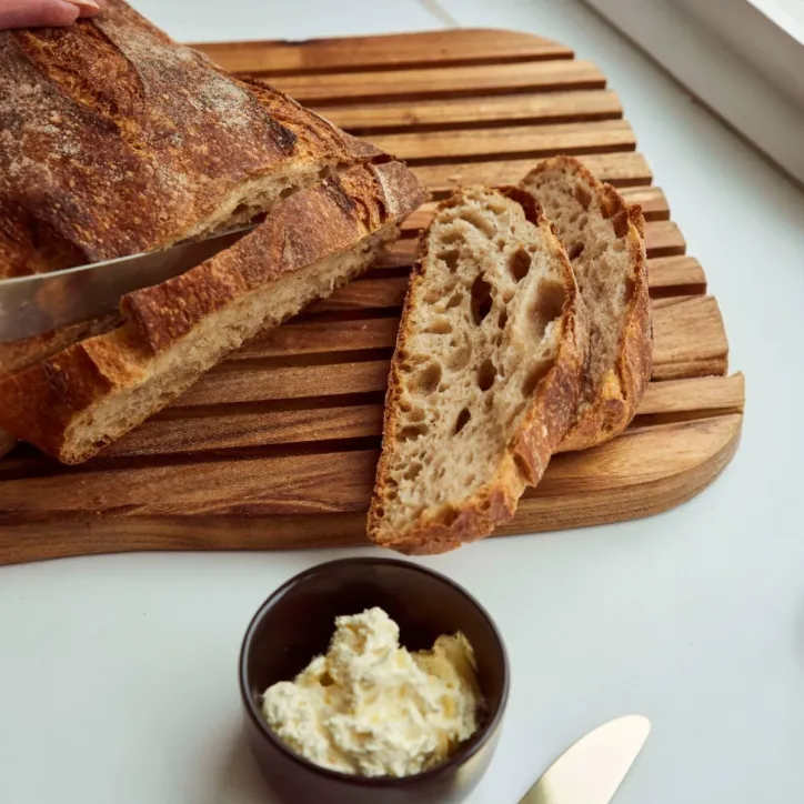 AIDA RAW Crafted kværnsæt og skærebræt i teak - 1