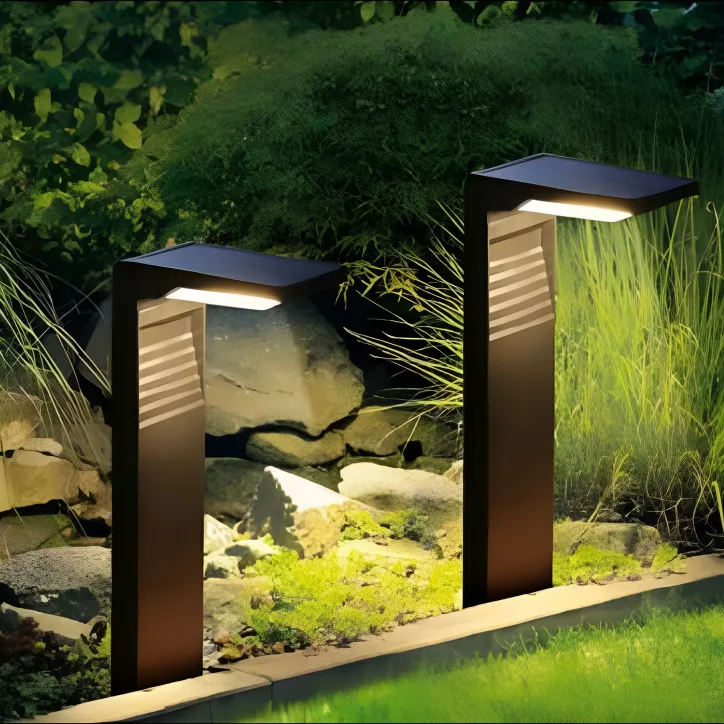 Udendørs solar havelampe 6 stk.