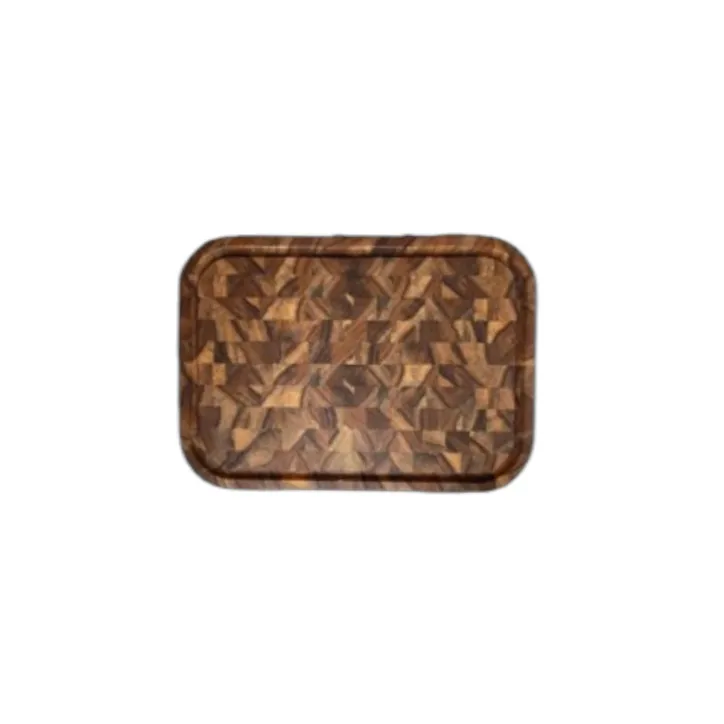 Sæt á 3 spækbrætter i teak endetræ