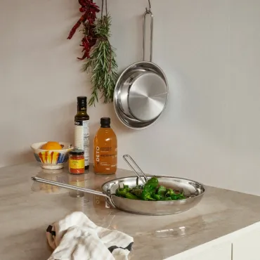 Eva Solo Stainless Steel stegepander 20 og 28 cm