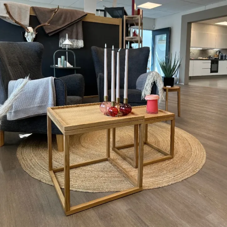 Noble Denmark Quadrato sideborde i egetræ - 1