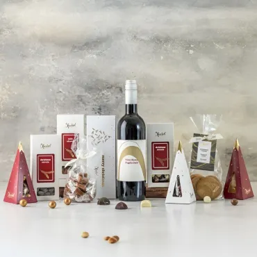 Julepakke Red med vin 2