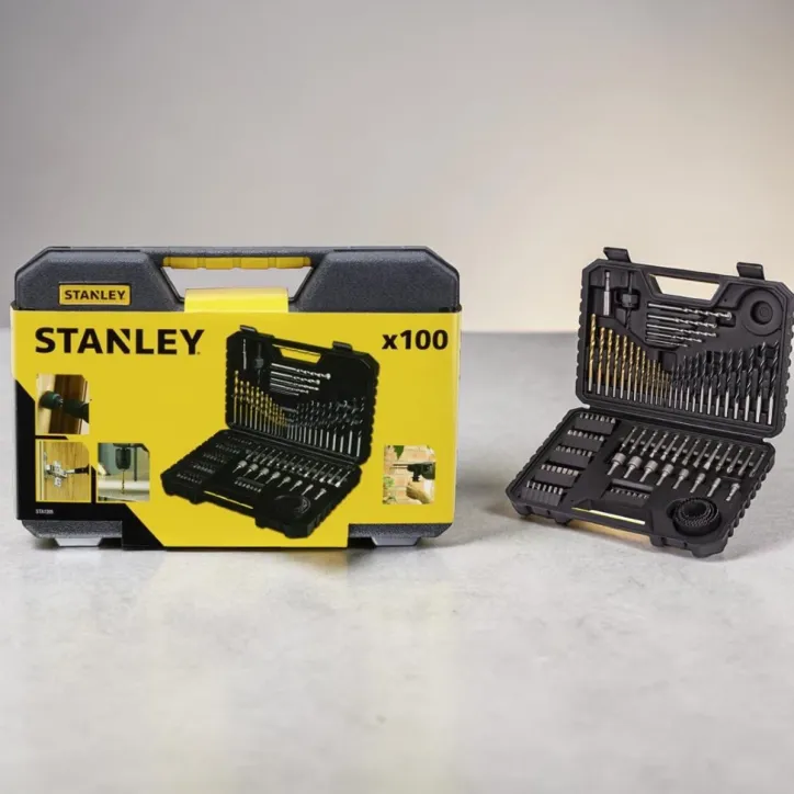 Stanley bor- og bitssæt – 100 dele