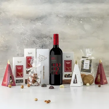Julepakke Red med vin 2