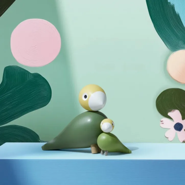 Kay Bojesen Birds Liv & Lykke i Grøn