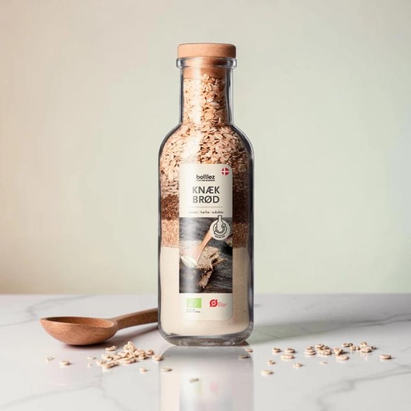 Georg Jensen Damask køkkentekstiler, teak skærebræt og bottlez brødmix - 3