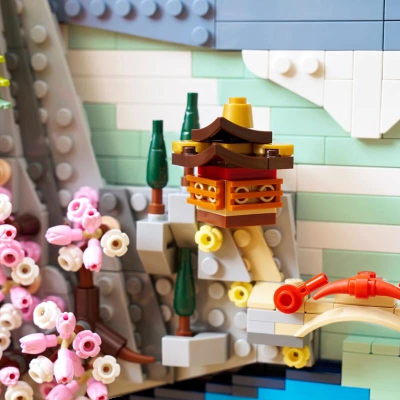 LEGO Japansk landskab med kirsebærblomster - 2