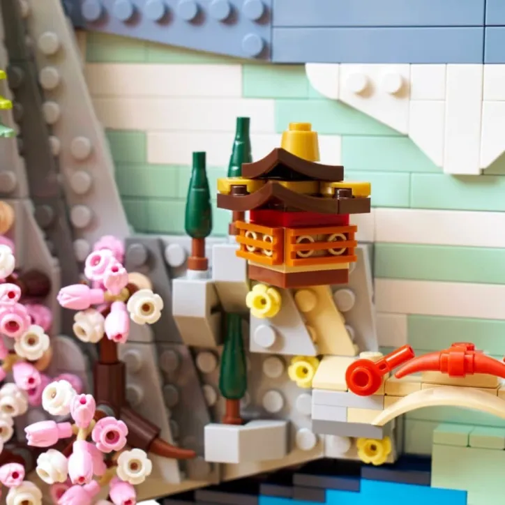 LEGO Japansk landskab med kirsebærblomster - 2