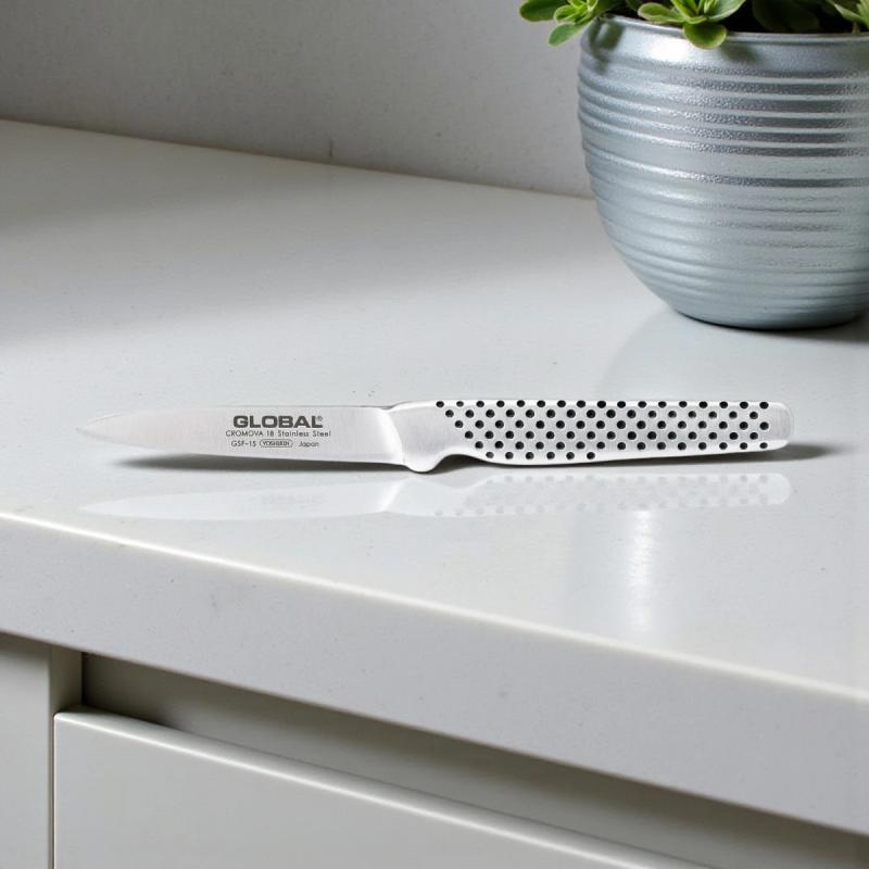 Global Classic knivsæt med brødkniv, urtekniv og tournierkniv - 1