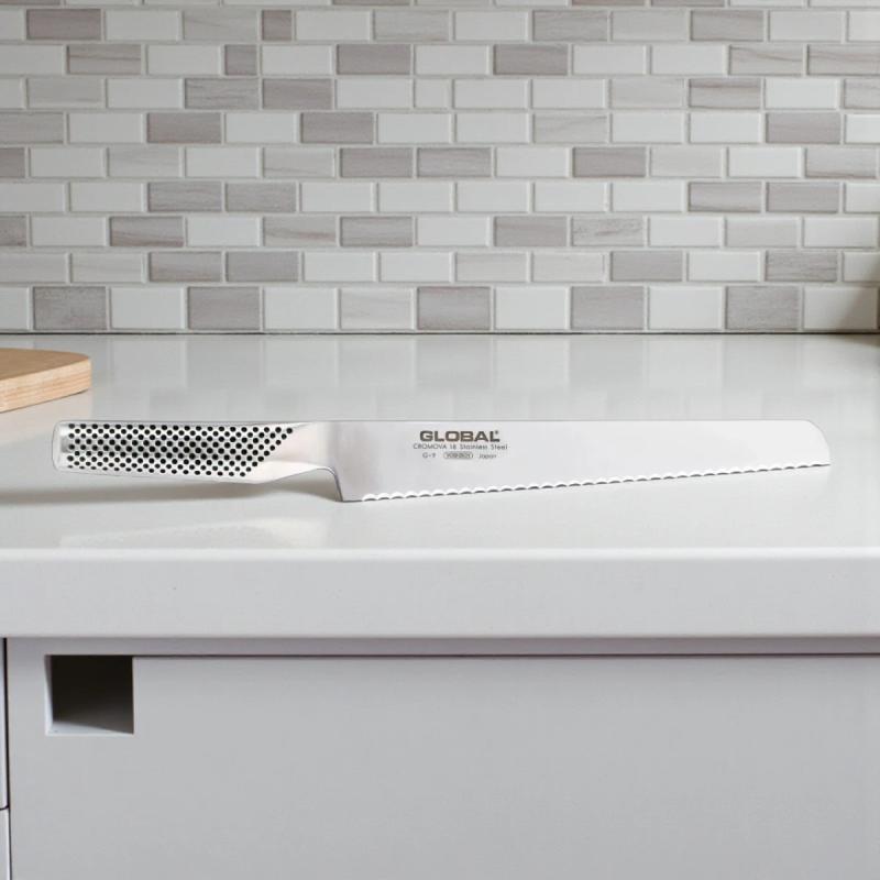 Global Classic knivsæt med brødkniv, urtekniv og tournierkniv - 2