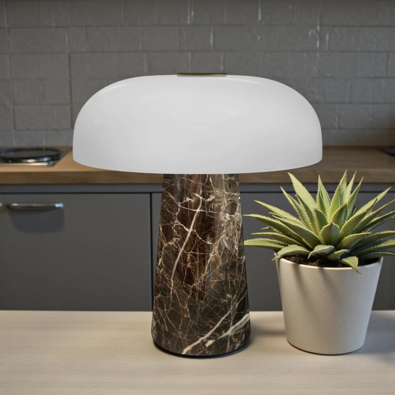 Nordlux Glossy mini bordlampe i Brun - 1